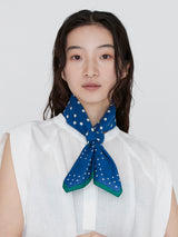 COTTON SCARF 65 / GEOME DOT