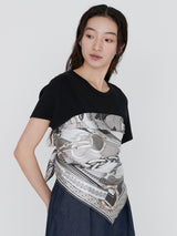 <シルクスカーフ88>タングルベルト