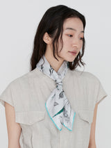 SILK SCARF 65 / BOTANICAL