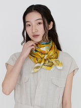 SILK SCARF 88 / COLLAGE BLOOM