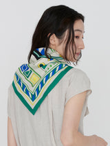 COTTON SCARF 65 / COCKTAIL