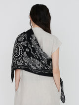 LINEN STOLE 120 / KAREIDO BANDANA