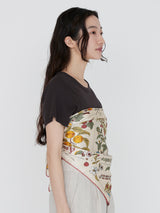 SILK SCARF 88 / SEASONAL FRUITS