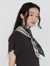 LACE TRIANGULAR SCARF MINI / BALLOON JOURNEY