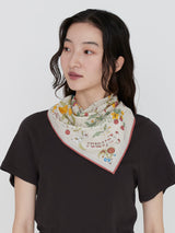 COTTON SCARF 65 / SEASONAL FRUITS
