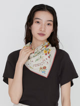 COTTON SCARF 65 / SEASONAL FRUITS