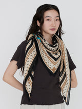 LINEN STOLE 120 / DAISY BANDANA