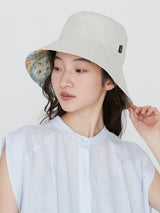 <リバーシブルハット>コラージュジャングルフルーツ