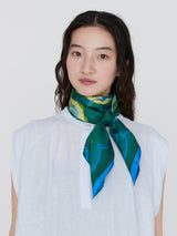 SILK SCARF 88 / COLLAGE BLOOM