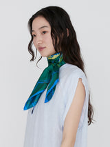 SILK SCARF 88 / COLLAGE BLOOM