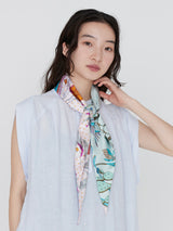 DIAMOND SCARF / COLLEGE AUTUMN GARDEN