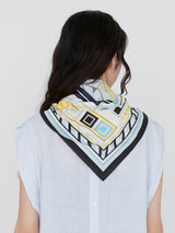 COTTON SCARF 65 / COCKTAIL