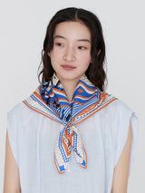 COTTON SCARF 65 / DAISY BANDANA