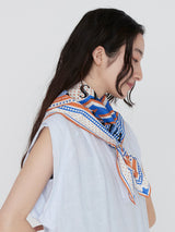 COTTON SCARF 65 / DAISY BANDANA