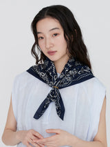 COTTON SCARF 65 / KALEIDO BANDANA