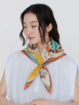 <コットンスカーフ65>ホロスコープ