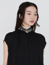 <レースボウタイミニ5>フレームペイズリーバンダナ