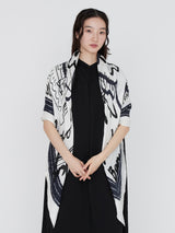 LINEN STOLE 120 / INVERSION FISH