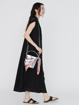 LEATHER BAGS M / SILVER