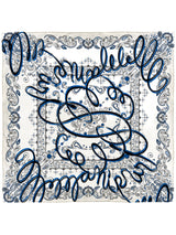 <シルクスカーフ65>デコラティブバンダナ