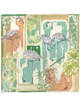 <シルクスカーフ65>フラミンゴ