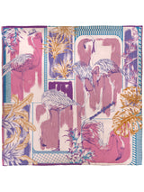 <シルクスカーフ65>フラミンゴ