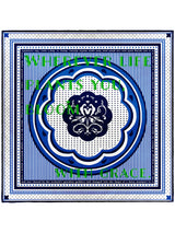 <シルクスカーフ65>デイジーバンダナ