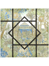 <シルクスカーフ65>サキュレントガーデン