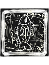 <シルクスカーフ65>インバージョンフィッシュ