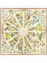 <シルクスカーフ65>シーズナルフルーツ