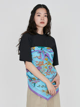 LINEN STOLE 120 / SEASONAL FRUITS