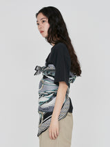 LINEN STOLE 120 / TANGLE BELT