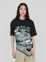 LINEN STOLE 120 / TANGLE BELT