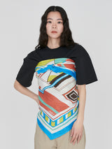 LINEN STOLE 120 / COCKTAIL