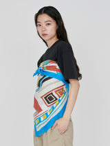 LINEN STOLE 120 / COCKTAIL