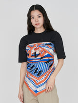 LINEN STOLE 120 / DAISY BANDANA