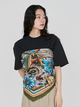 LINEN STOLE 120 / SPRING SPRING