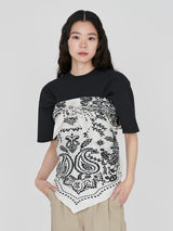 <リネンストール120>カレイドバンダナ