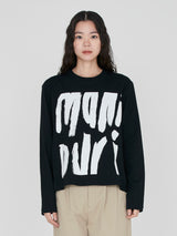 <長袖M Tシャツ>ロゴ