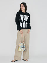 <リバーシブルプリントトートバッグS>サキュレントガーデン