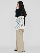 <帆布フレームトートバッグ>お魚