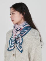 <Wool Silk Stole Herringbone Weave 120> Poster
