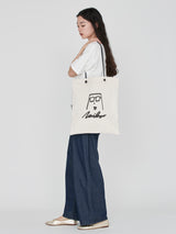 <Canvas frame tote bag> Glasses