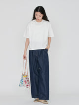 REVERSIBLE PRINT TOTE BAG S / SPRING SPRING