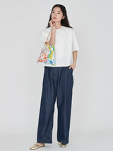 REVERSIBLE PRINT TOTE BAG S / SPRING SPRING