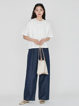 REVERSIBLE PRINT TOTE BAG S / SPRING SPRING