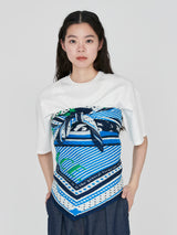 LINEN STOLE 120 / DAISY BANDANA