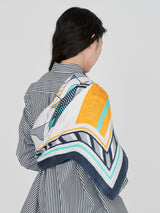 LINEN STOLE 120 / COCKTAIL