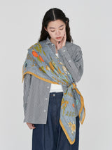 LINEN STOLE 120 / SEASONAL FRUITS