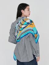 LINEN STOLE 120 / BALLOON JOURNEY